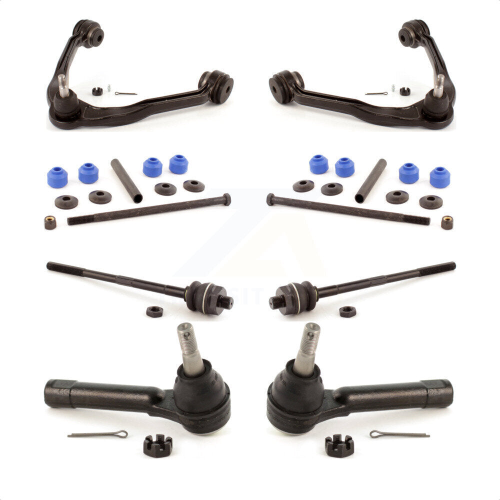 Front Suspension Control Arm & Ball Joint Assembly Steering Tie Rod End Link Kit For Chevrolet Silverado 1500 GMC Tahoe Sierra Suburban Yukon Avalanche XL Cadillac Classic Escalade ESV EXT KTR-102981 by TOR