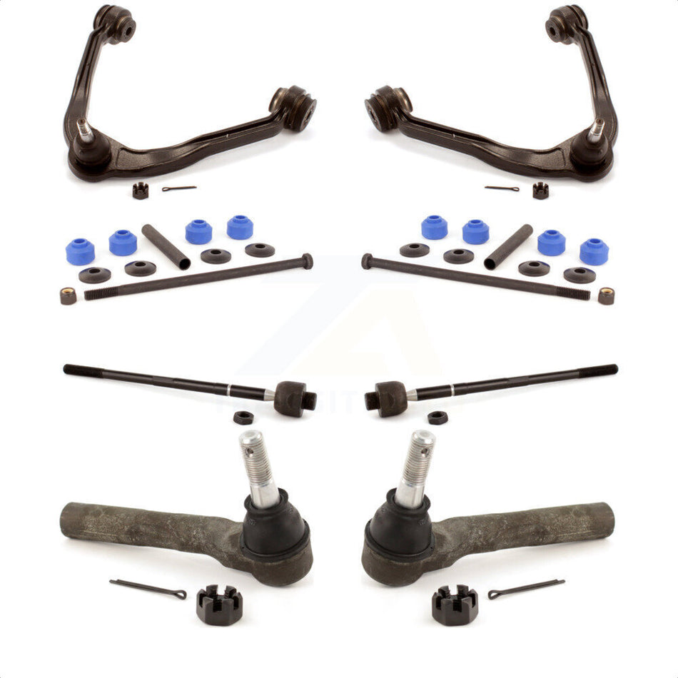 Front Suspension Control Arm And Ball Joint Assembly Steering Tie Rod End Stabilizer Bar Link Kit For Chevrolet Express 1500 2500 GMC Savana KTR-102993 by TOR