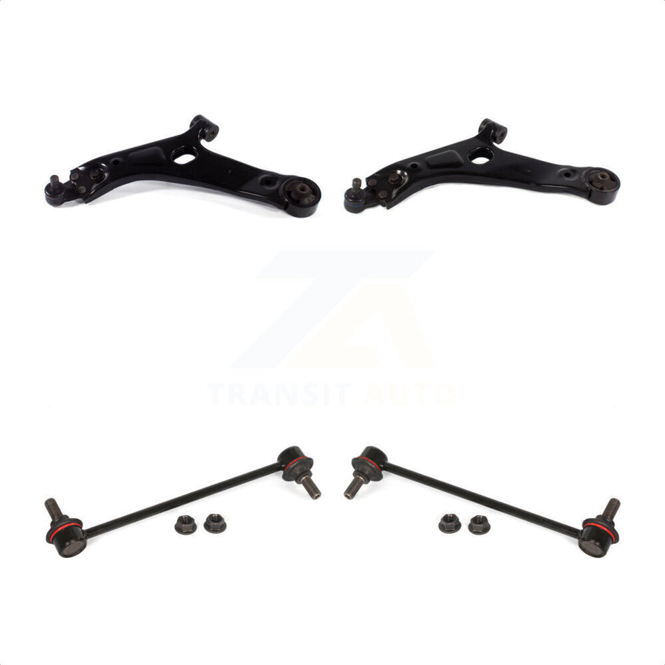 Front Suspension Control Arm And Ball Joint Assembly Stabilizer Bar Link Kit For Hyundai Tucson Kia Sportage KTR-103066 by TOR