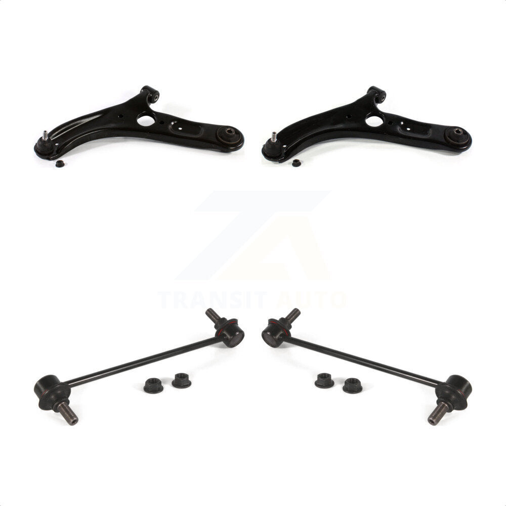 Front Suspension Control Arm And Ball Joint Assembly Stabilizer Bar Link Kit For Hyundai Elantra Kia Forte Forte5 Koup Coupe KTR-103067 by TOR