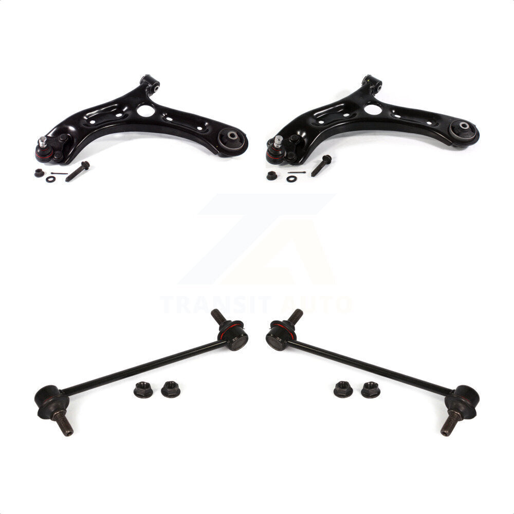 Front Suspension Control Arm And Ball Joint Assembly Stabilizer Bar Link Kit For 2015 Hyundai Sonata SE KTR-103069 by TOR