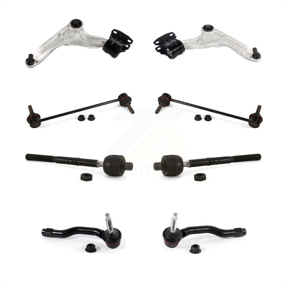 Front Suspension Control Arm And Ball Joint Assembly Steering Tie Rod End Stabilizer Bar Link Kit (8Pc) For 2013-2018 Ford Fusion Lincoln MKZ KTR-103239 by TOR