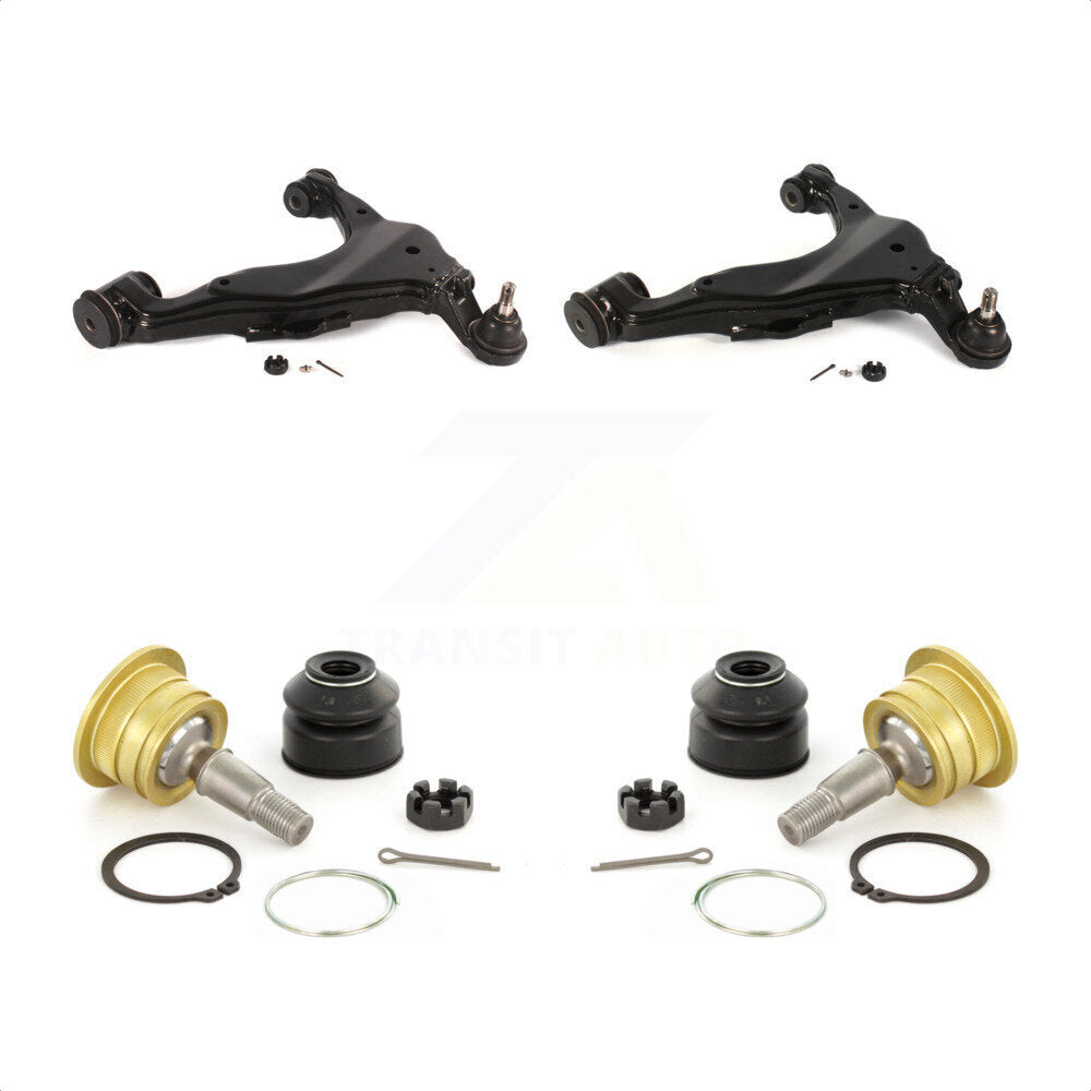 Front Suspension Control Arms And Upper Ball Joints Kit For Toyota 4Runner FJ Cruiser Lexus GX470 KTR-103315 by TOR