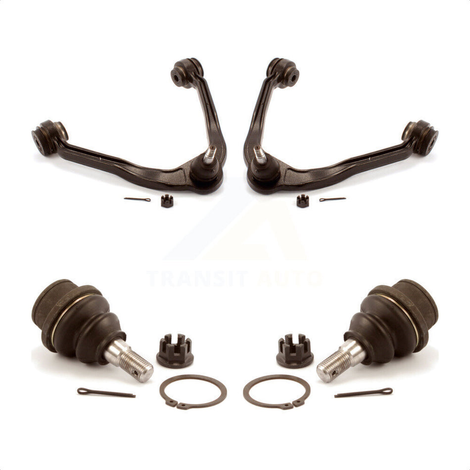 Front Suspension Control Arms And Lower Ball Joints Kit For Chevrolet Silverado 1500 GMC Tahoe Sierra Suburban Yukon Avalanche XL Cadillac Express Classic Escalade 2500 Savana ESV EXT KTR-103350 by TOR