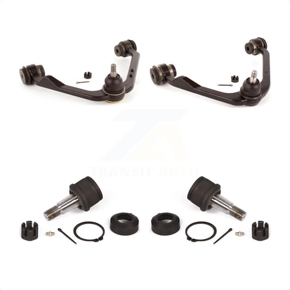 Front Suspension Control Arms And Lower Ball Joints Kit For 1999 Ford F-250 RWD With Heavy Duty Chassis KTR-103403 by TOR