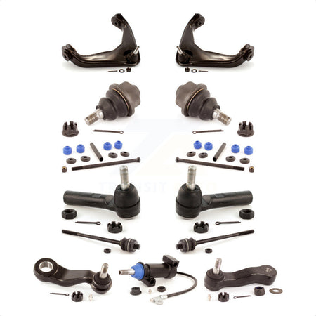 Front Control Arms Assembly And Lower Ball Joints Tie Rods Link Sway Bar Suspension Kit (13Pc) For Chevrolet Silverado 2500 HD GMC Sierra 3500 Hummer H2 1500 Suburban Classic Yukon XL KTR-103412 by TOR