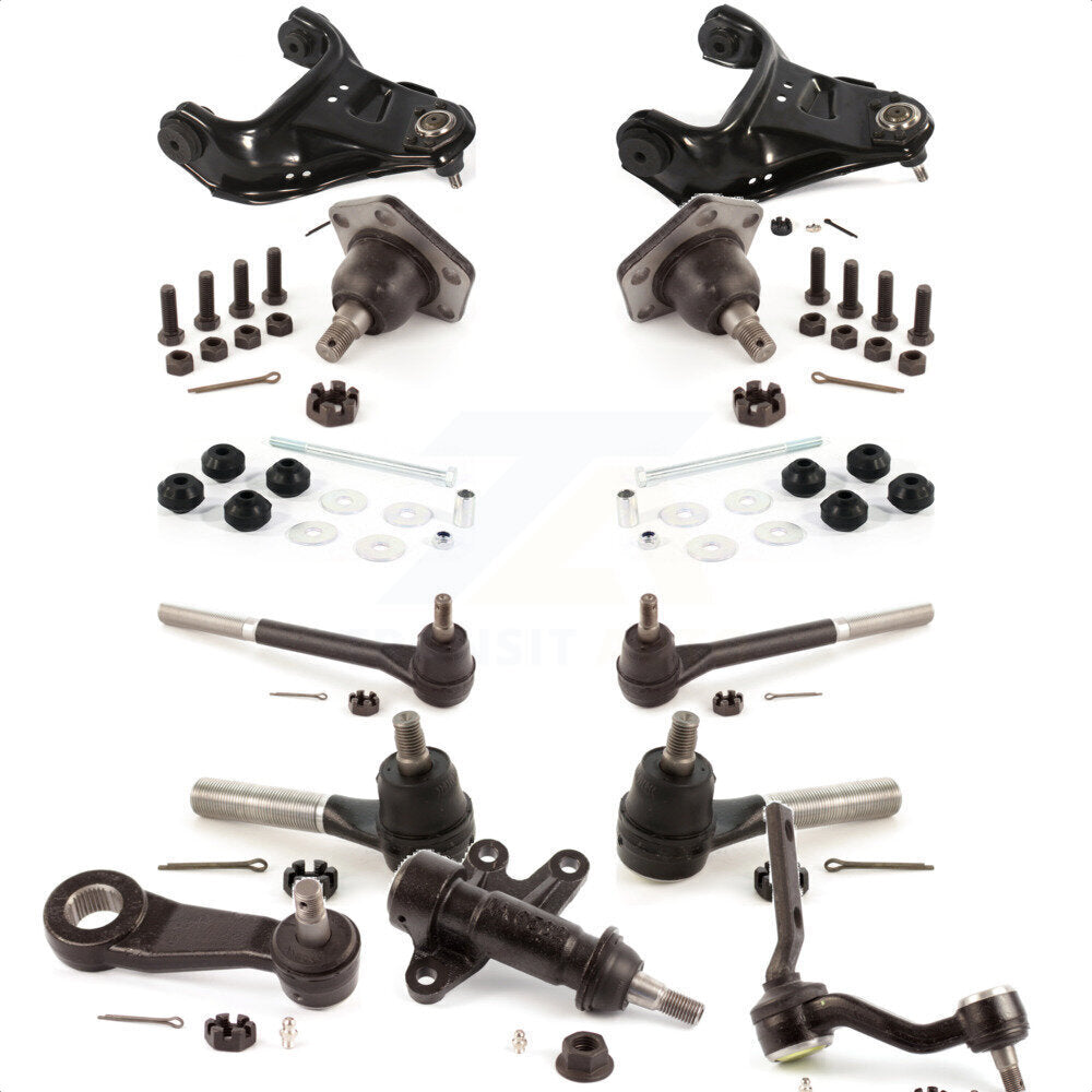 Front Control Arms Assembly And Lower Ball Joints Tie Rods Link Sway Bar Suspension Kit (13Pc) For Chevrolet Blazer Offset Rod End KTR-103453 by TOR