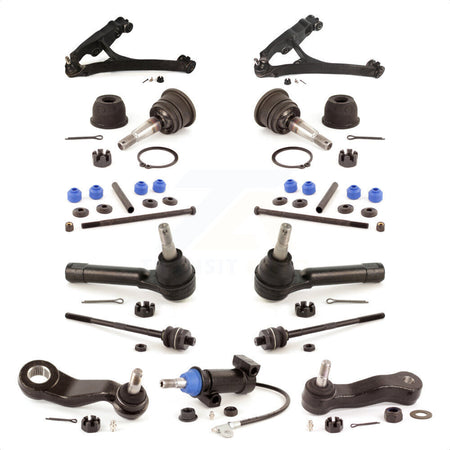 Front Control Arms Assembly And Tie Rods Link Sway Bar Upper Ball Joints Suspension Kit (13Pc) For Chevrolet Silverado 1500 GMC Sierra Avalanche KTR-103483 by TOR