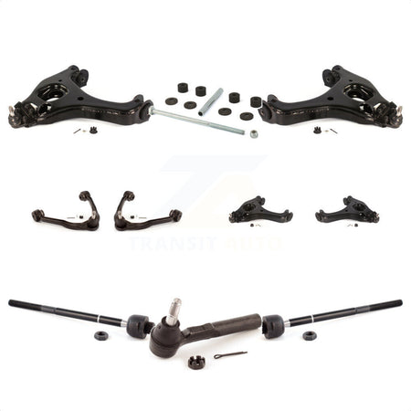 Front Control Arms Assembly And Lower Ball Joints Tie Rods Link Sway Bar Suspension Kit (10Pc) For Chevrolet Silverado 1500 GMC Sierra Classic KTR-103489 by TOR