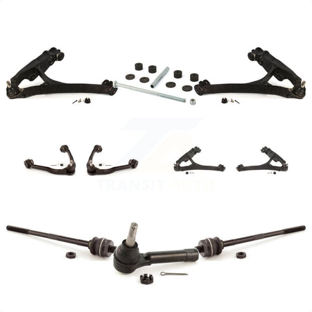 Front Control Arms And Lower Ball Joints Tie Rods Link Sway Bar Kit (10Pc) For Chevrolet Silverado 1500 GMC Tahoe Sierra Suburban Yukon Avalanche XL Cadillac Classic Escalade ESV EXT KTR-103497 by TOR