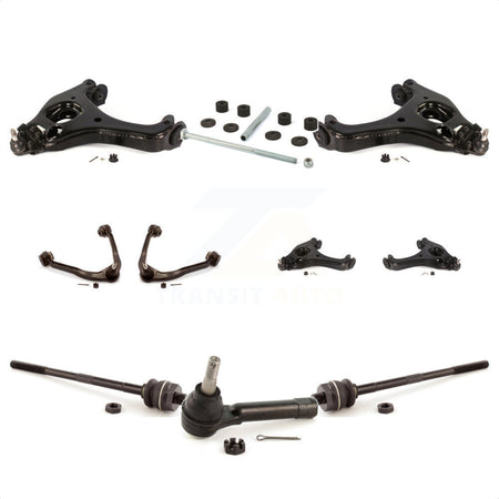 Front Control Arms Assembly And Lower Ball Joints Tie Rods Link Sway Bar Suspension Kit (10Pc) For Chevrolet Silverado 1500 GMC Sierra Classic KTR-103505 by TOR