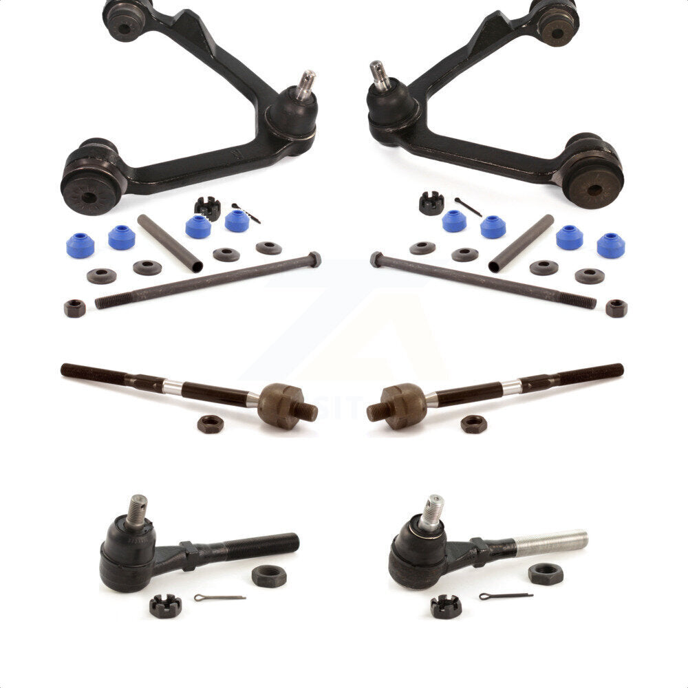 Front Suspension Control Arm And Ball Joint Assembly Steering Tie Rod End Stabilizer Bar Link Kit (8Pc) For 1998-2001 Ford F-150 4WD KTR-103682 by TOR