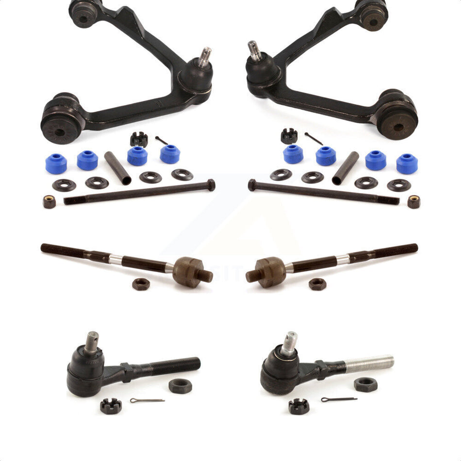 Front Suspension Control Arm And Ball Joint Assembly Steering Tie Rod End Stabilizer Bar Link Kit (8Pc) For 1998-2001 Ford F-150 4WD KTR-103683 by TOR