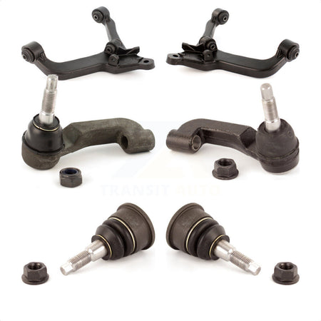 Front Suspension Control Arm With Tie Rod End And Ball Joint Kit (6Pc) For 2002-2004 Jeep Liberty KTR-103991 by TOR