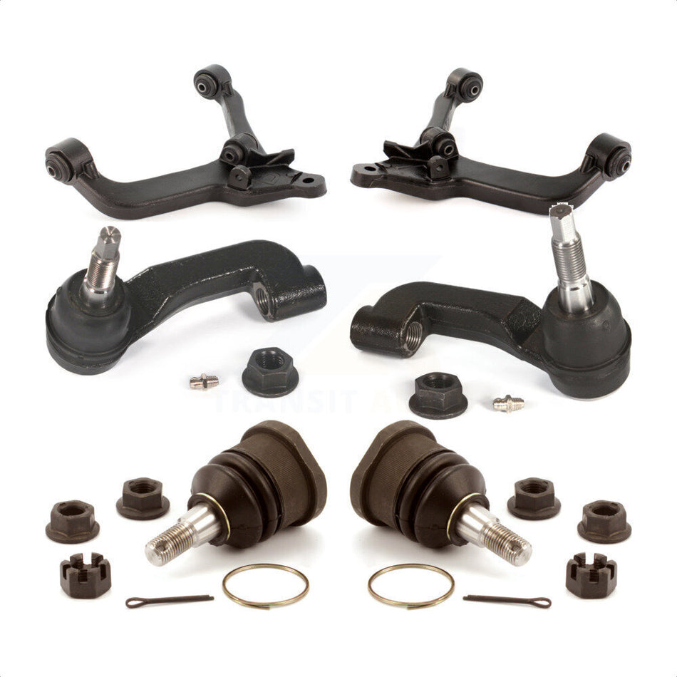 Front Suspension Control Arm With Tie Rod End And Ball Joint Kit (6Pc) For 2006-2007 Jeep Liberty KTR-103992 by TOR