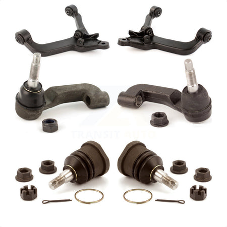 Front Suspension Control Arm With Tie Rod End And Ball Joint Kit (6Pc) For 2005 Jeep Liberty KTR-103993 by TOR