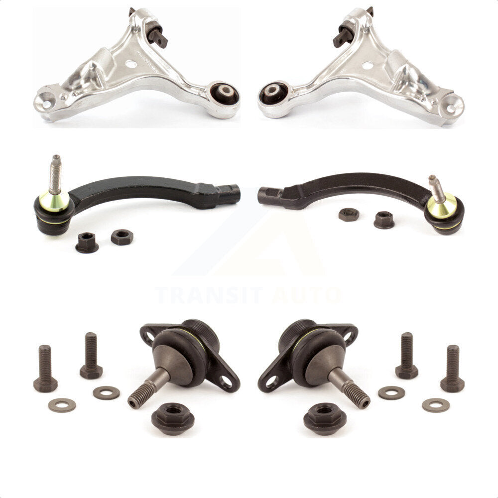 Front Suspension Control Arm With Tie Rod End And Ball Joint Kit (6Pc) For Volvo S60 V70 FWD KTR-104014 by TOR