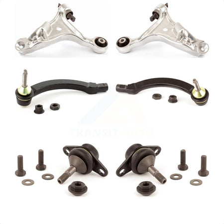 Front Suspension Control Arm With Tie Rod End And Ball Joint Kit (6Pc) For Volvo S60 V70 FWD KTR-104014 by TOR