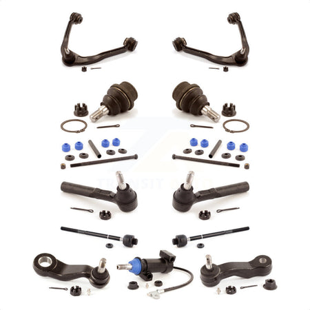 Front Control Arms Assembly And Lower Ball Joints Tie Rods Link Sway Bar Suspension Kit (13Pc) For Chevrolet Silverado 1500 Classic GMC Sierra Without Frame Bracket KTR-104180 by TOR