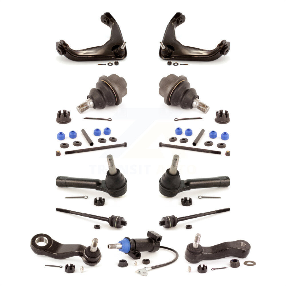 Front Control Arms Assembly And Lower Ball Joints Tie Rods Link Sway Bar Suspension Kit (13Pc) For Chevrolet Silverado 2500 GMC Sierra Suburban Yukon XL Without Frame Bracket KTR-104192 by TOR