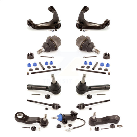 Front Control Arms Assembly And Lower Ball Joints Tie Rods Link Sway Bar Suspension Kit (13Pc) For Chevrolet Silverado 2500 GMC Sierra Suburban Yukon XL Without Frame Bracket KTR-104192 by TOR