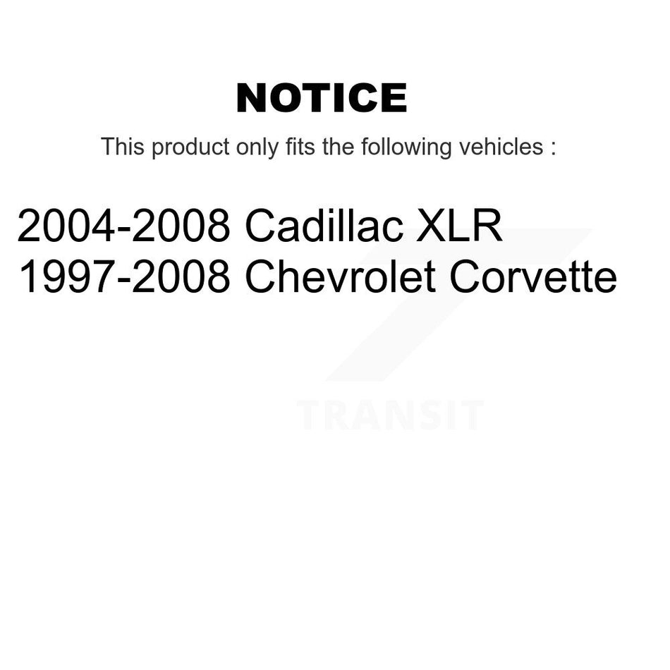 Front Wheel Bearing And Hub Assembly Pair For Chevrolet Corvette Cadillac XLR K70-100260