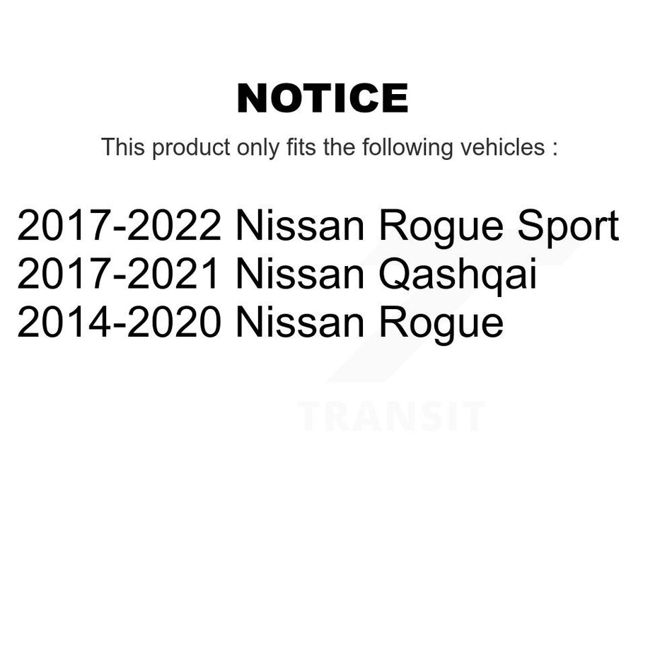 Front Wheel Bearing And Hub Assembly Pair For Nissan Rogue Sport Qashqai K70-100368