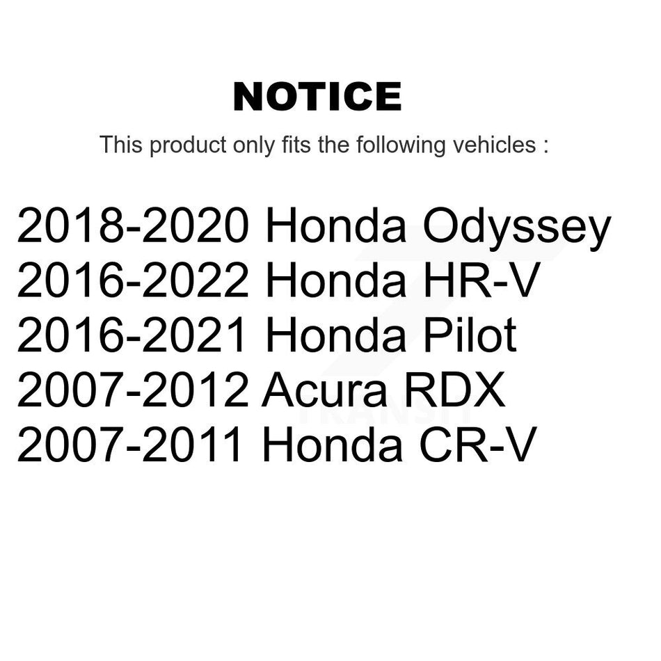 Front Wheel Bearing Pair For Honda CR-V Pilot HR-V Odyssey Acura RDX K70-100530