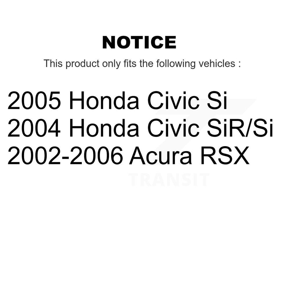 Rear Wheel Bearing And Hub Assembly Pair For Honda Civic Acura RSX K70-100622