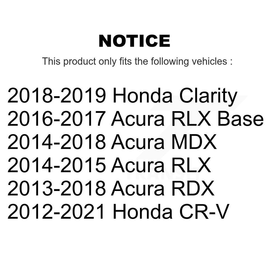 Front Wheel Bearing Pair For Honda CR-V Acura MDX RDX Clarity RLX K70-101396