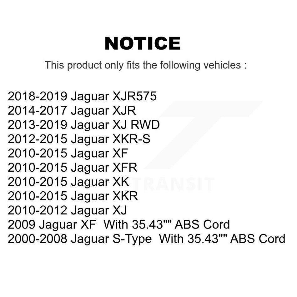 Front Wheel Bearing And Hub Assembly Pair For Jaguar S-Type XF XJ XKR XK XFR XJR XKR-S XJR575 K70-101409