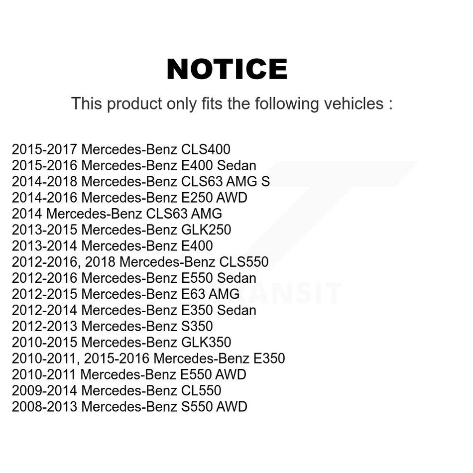 Front Rear Wheel Bearing And Hub Assembly Kit For Mercedes-Benz E350 GLK350 S550 E550 CLS550 E400 GLK250 CLS400 E250 CL550 CLS63 AMG S S350 E63 K70-101673