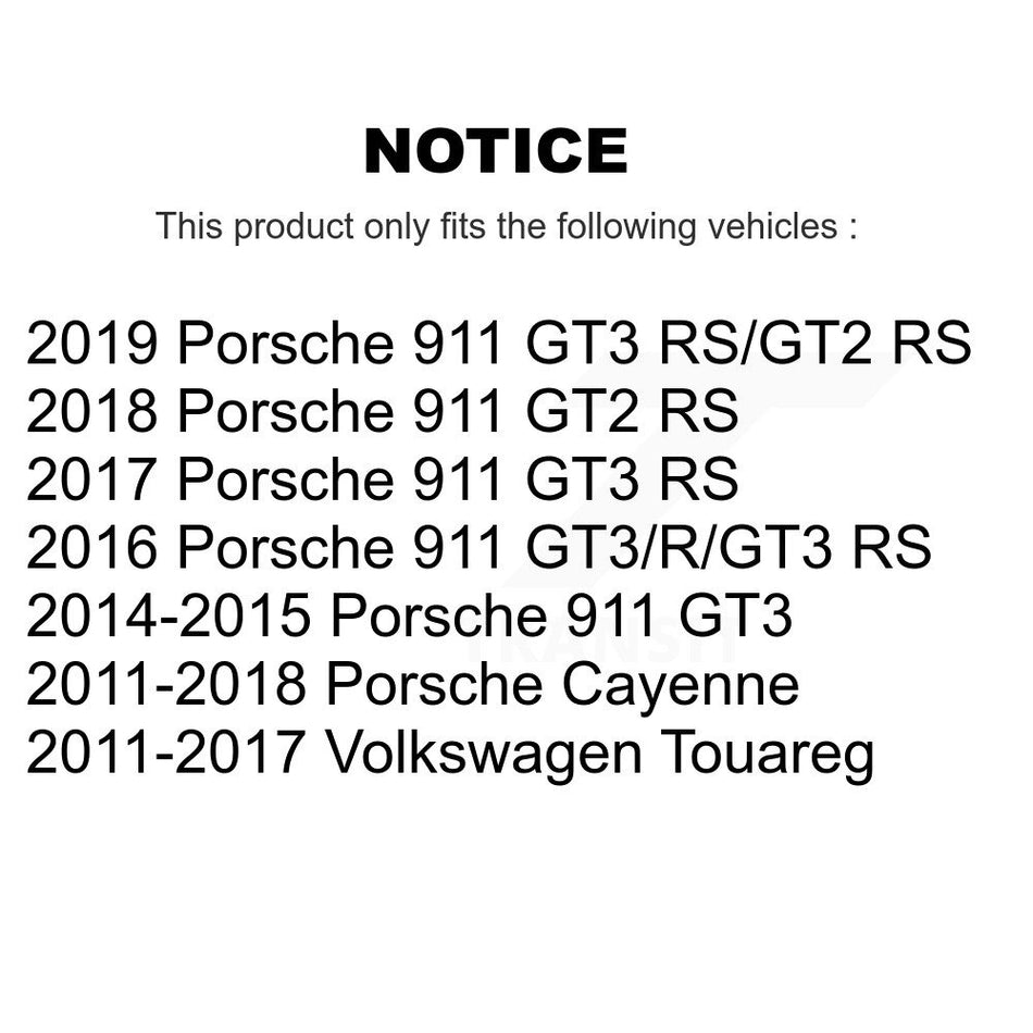 Rear Wheel Bearing And Hub Assembly Pair For Porsche Cayenne 911 Volkswagen Touareg K70-101791