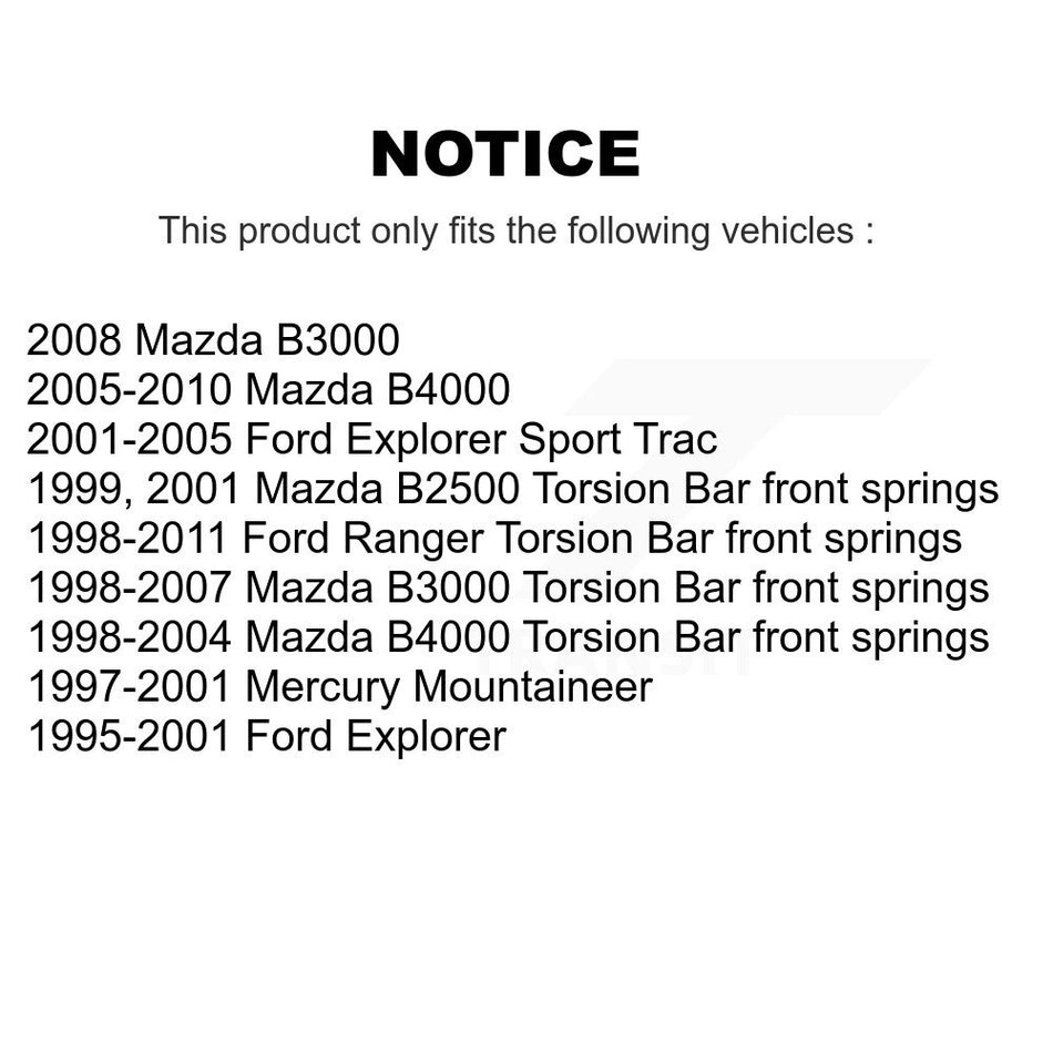 Front Suspension Control Arm And Ball Joint Assembly Link Kit For Ford Ranger Explorer Sport Trac Mazda Mercury Mountaineer B3000 B4000 B2500 K72-100005