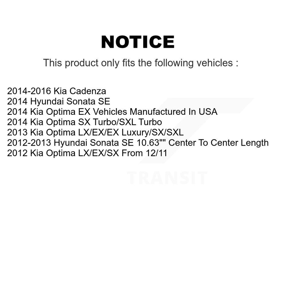 Front Suspension Control Arm And Ball Joint Assembly Link Kit For Hyundai Sonata Kia Optima Cadenza K72-100062