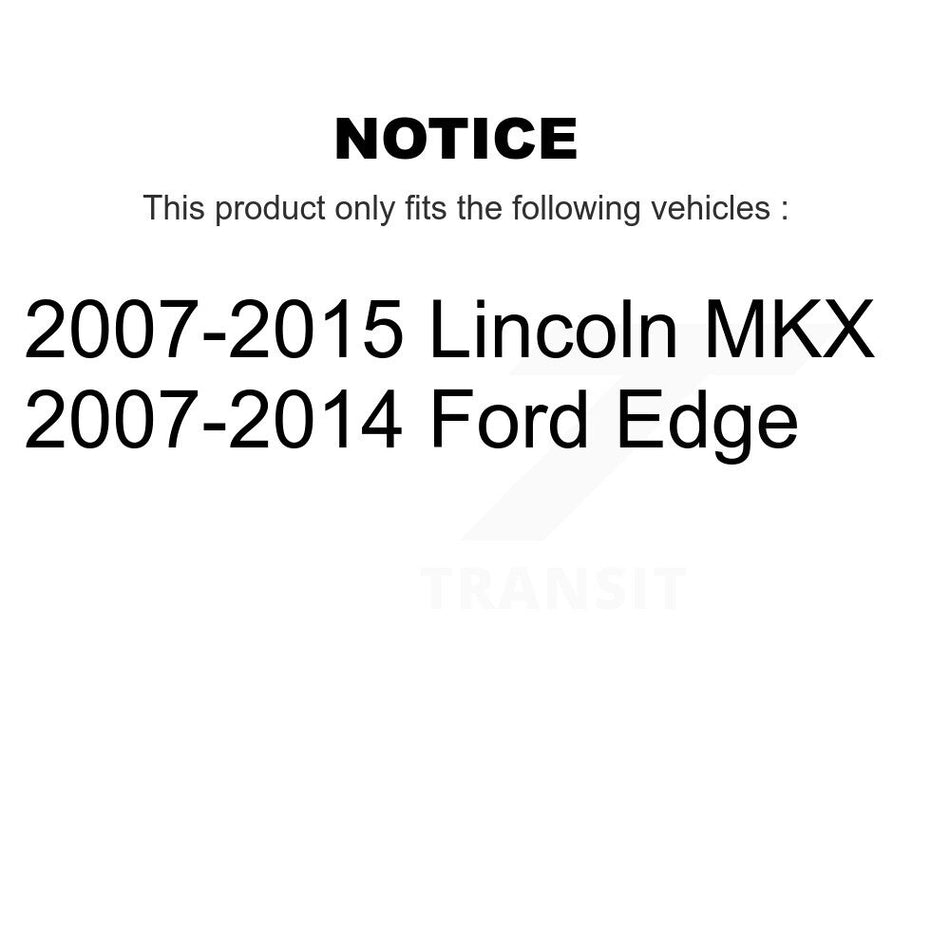 Front Suspension Control Arm And Ball Joint Assembly Steering Tie Rod End Stabilizer Bar Link Kit (8Pc) For Ford Edge Lincoln MKX K72-100154