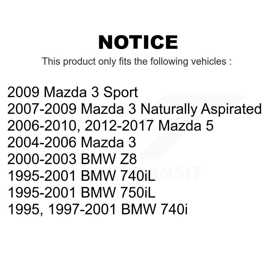 Front Suspension Link Pair For Mazda 3 5 BMW 740iL 740i 750iL Z8 Sport K72-100239