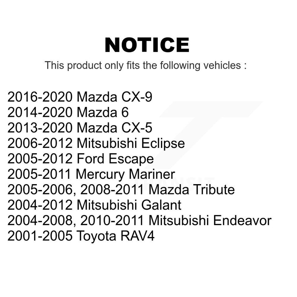 Front Suspension Link Pair For Mazda Ford Escape CX-5 Mitsubishi 6 Toyota RAV4 Mercury Mariner Galant CX-9 Tribute Eclipse Endeavor K72-100244