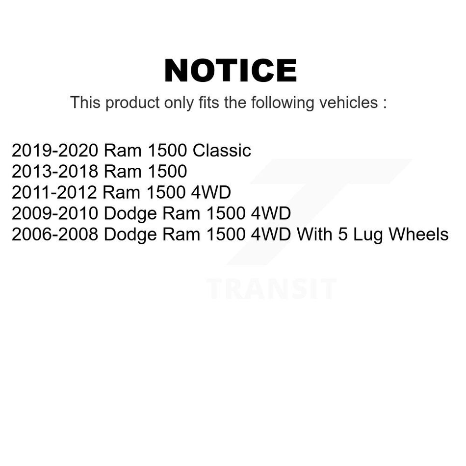 Front Suspension Link Pair For Ram 1500 Dodge Classic K72-100260