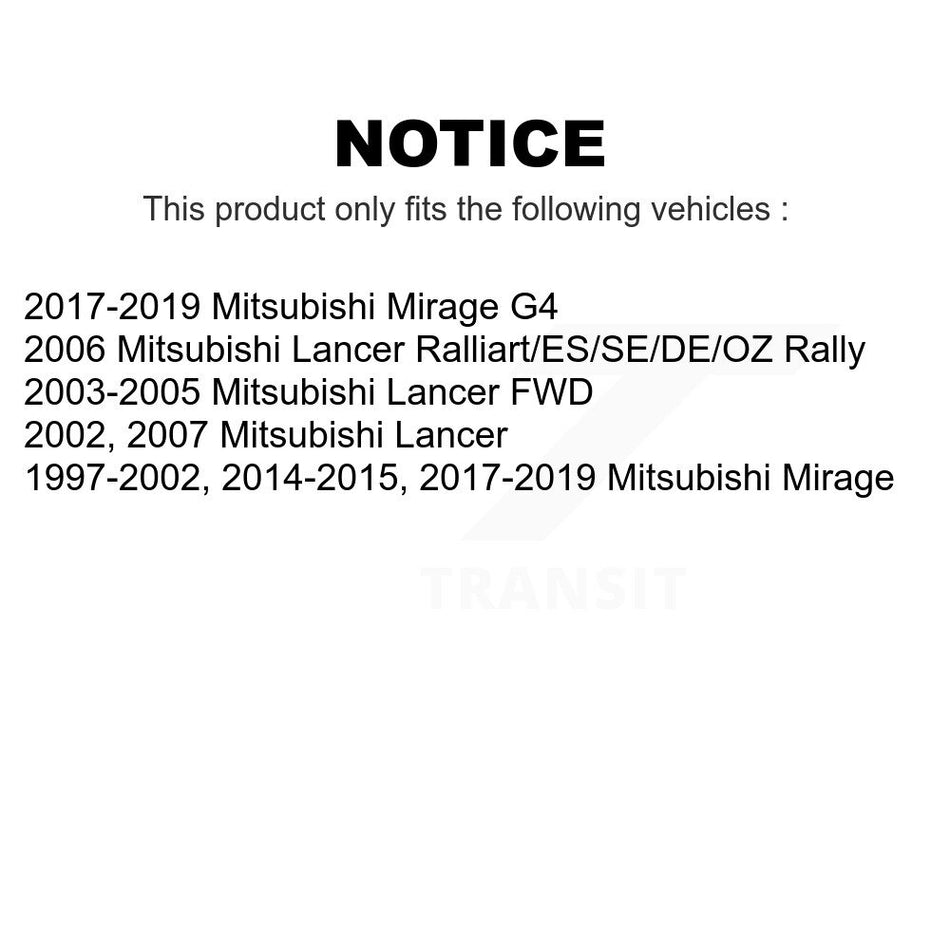 Front Suspension Link Pair For Mitsubishi Mirage Lancer G4 K72-100273