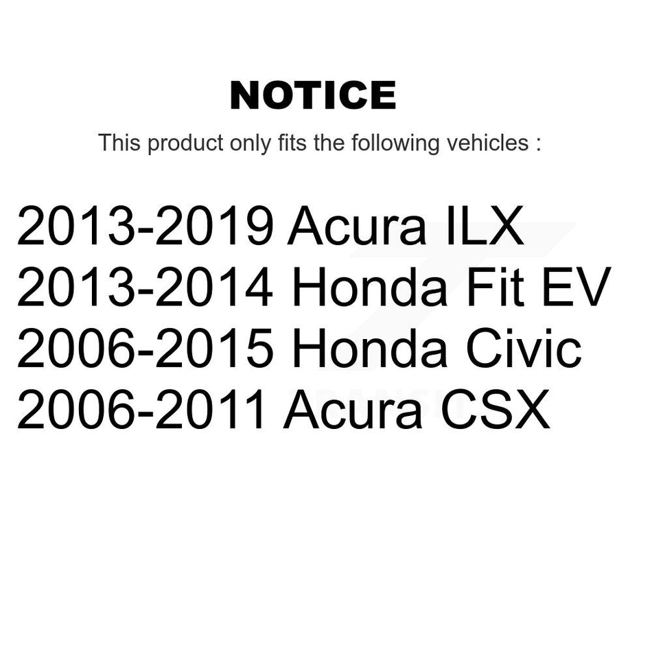 Rear Suspension Link Kit For Honda Civic Acura ILX Fit CSX K72-100407