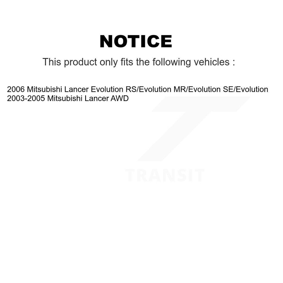 Rear Suspension Link Kit For Mitsubishi Lancer K72-100413