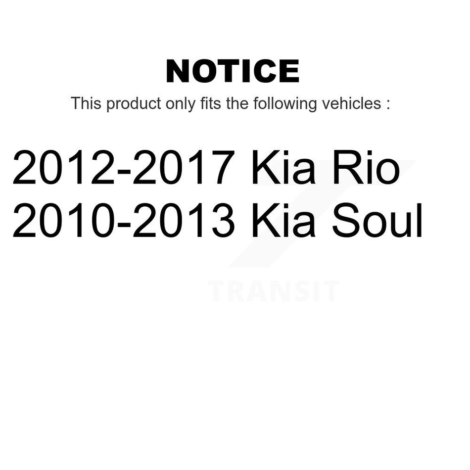 Front Suspension Ball Joints Pair For Kia Soul Rio K72-100452