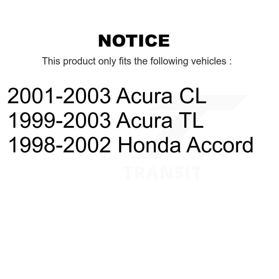 Front Suspension Control Arm And Ball Joint Assemblies Kit For Honda Accord Acura TL CL K72-100555