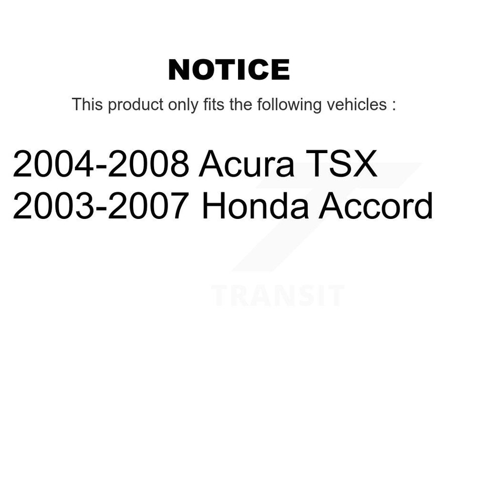 Front Suspension Control Arm And Ball Joint Assemblies Kit For Honda Accord Acura TSX K72-100557