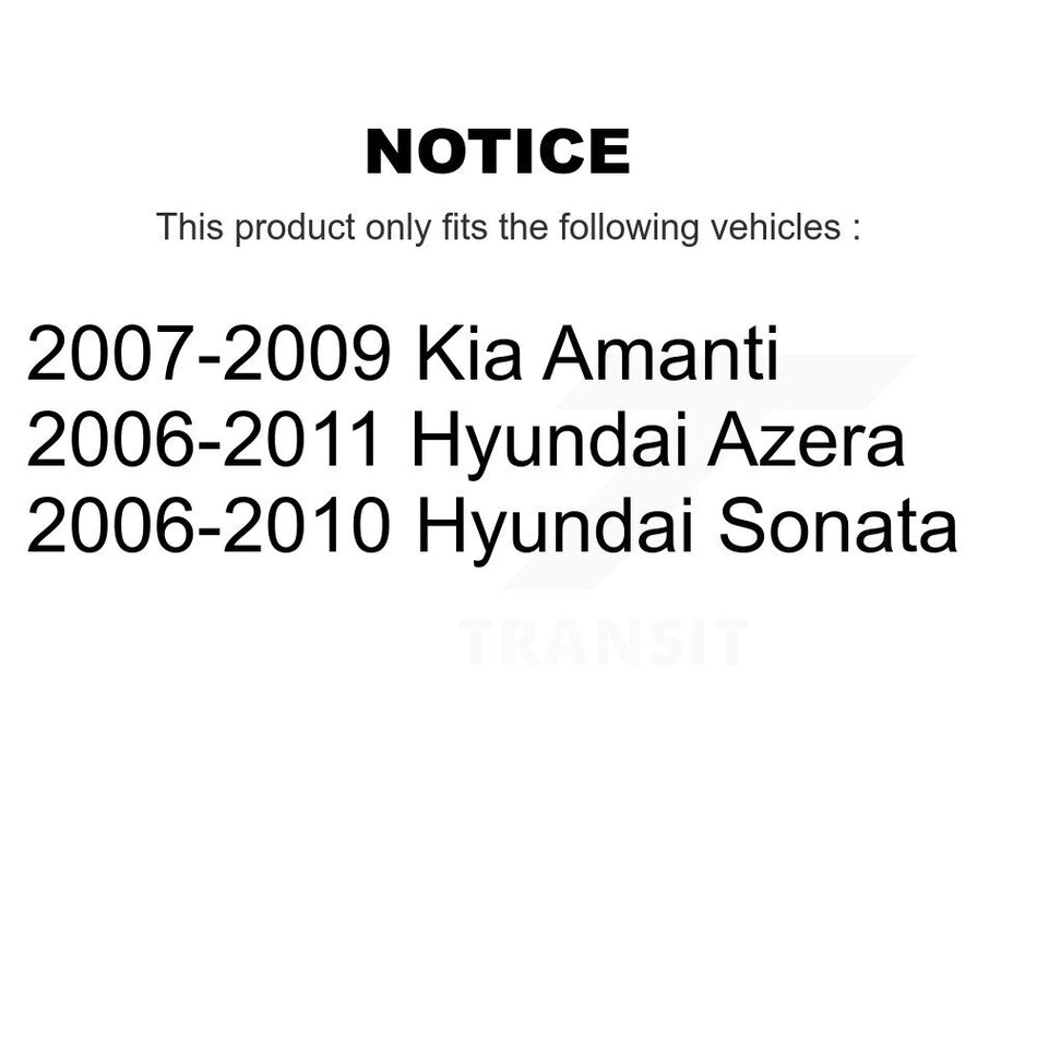 Front Suspension Control Arm And Ball Joint Assemblies Kit For Hyundai Sonata Azera Kia Amanti K72-100560