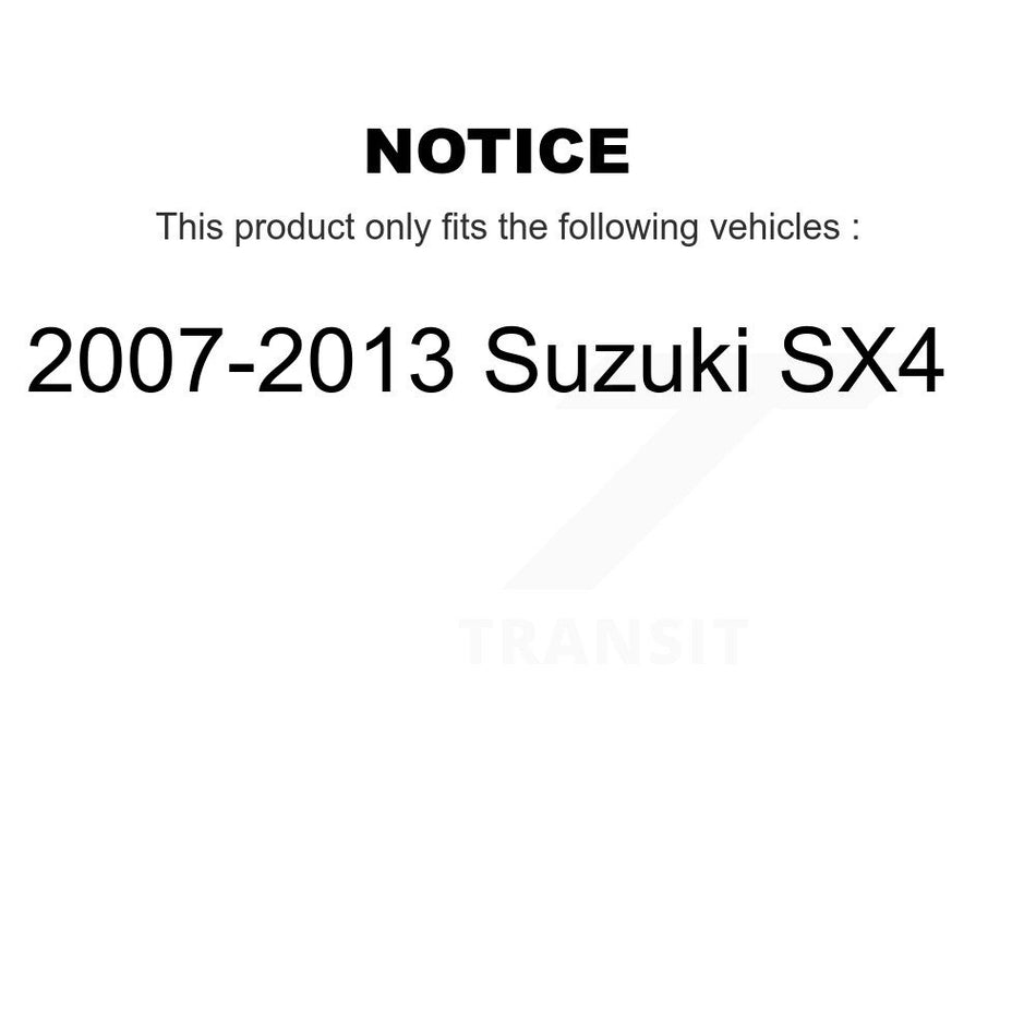 Front Suspension Control Arm And Ball Joint Assemblies Kit For 2007-2013 Suzuki SX4 K72-100616