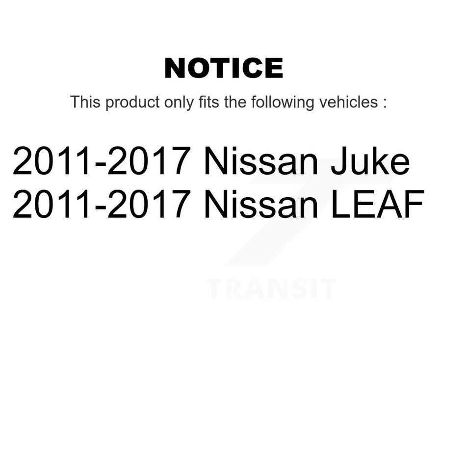 Front Suspension Control Arm And Ball Joint Assemblies Kit For 2011-2017 Nissan Juke Leaf LEAF K72-100693