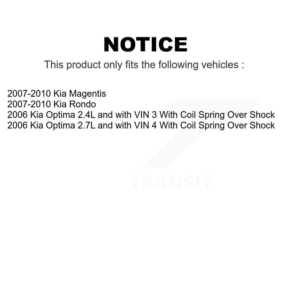 Front Rear Suspension Link Kit For Kia Rondo Optima Magentis K72-100793