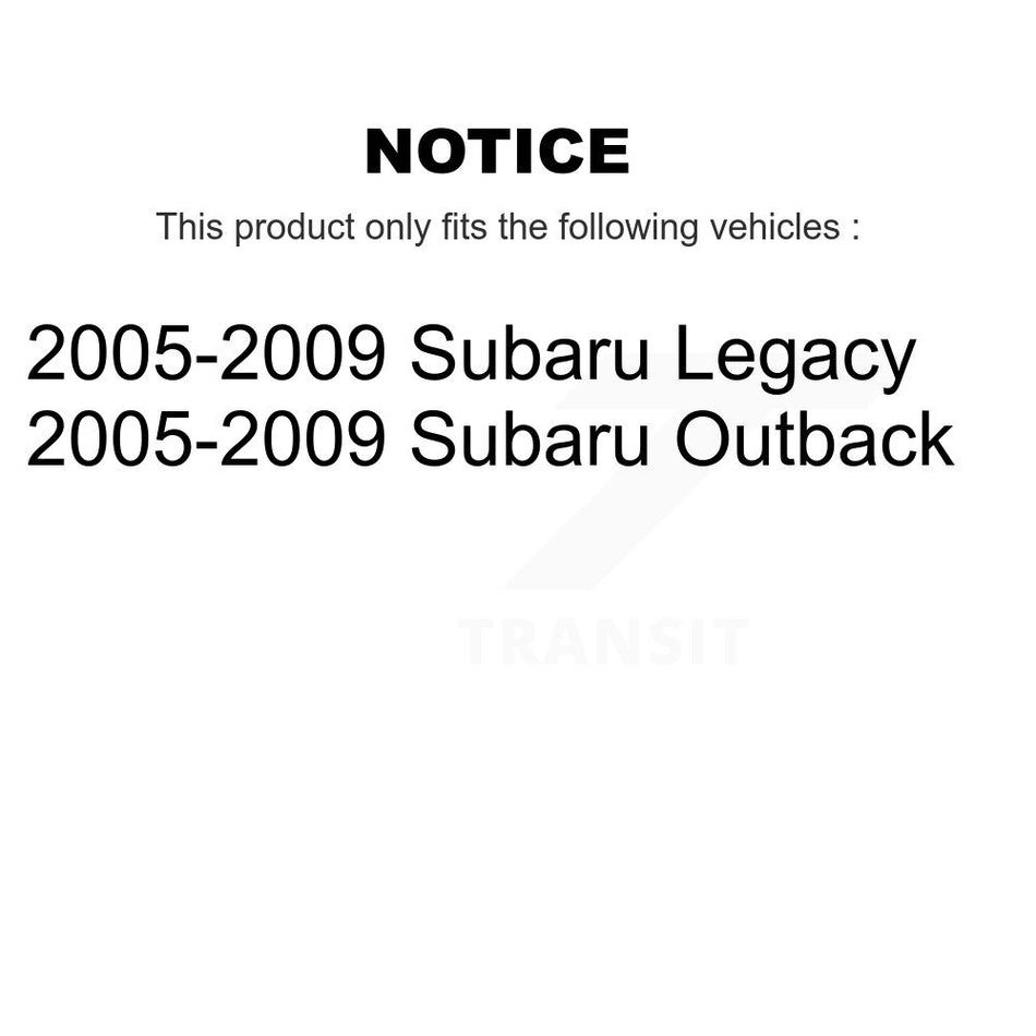 Front Rear Suspension Link Kit For 2005-2009 Subaru Outback Legacy K72-100795